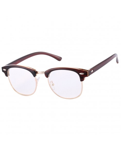 clubmaster clear lens