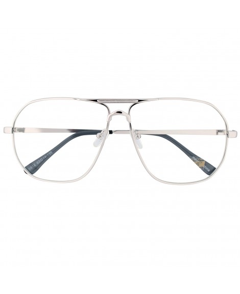 Oversized Sunglasses Pilot Top Retro Driving Designer Eyeglasses Silver Color