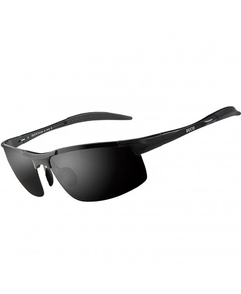 Duco Men's Sports Style Polarized Sunglasses Driver Glasses 8177S (Black  Frame, Gray Lens) at Iambcoolin Men's Sunglasses store